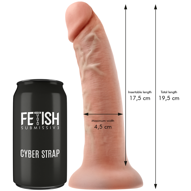 Fetish Submissive-Cyberstrap Imbracatura con Dildo a doppia densità · Strap-on & Imbracature (imaginea 18)