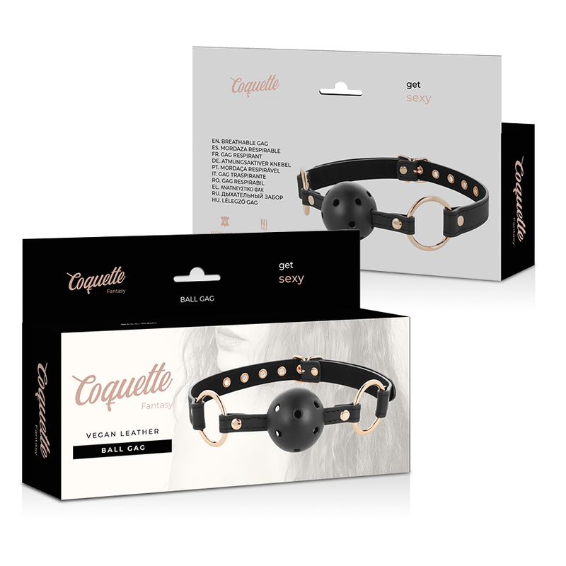 Coquette Fantasy-Fantasy Mordaccia con Pallina Respirabile-Metallo 3 Coquette Fantasy-Fantasy Mordaccia con Pallina Respirabile-Metallo — COQUETTE CHIC DESIRE · Bondage & Manette (imaginea 3)