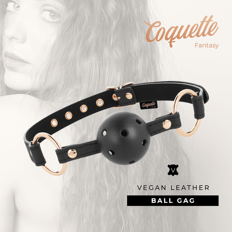 Coquette Fantasy-Fantasy Mordaccia con Pallina Respirabile-Metallo 2 Coquette Fantasy-Fantasy Mordaccia con Pallina Respirabile-Metallo — COQUETTE CHIC DESIRE · Bondage & Manette (imaginea 2)