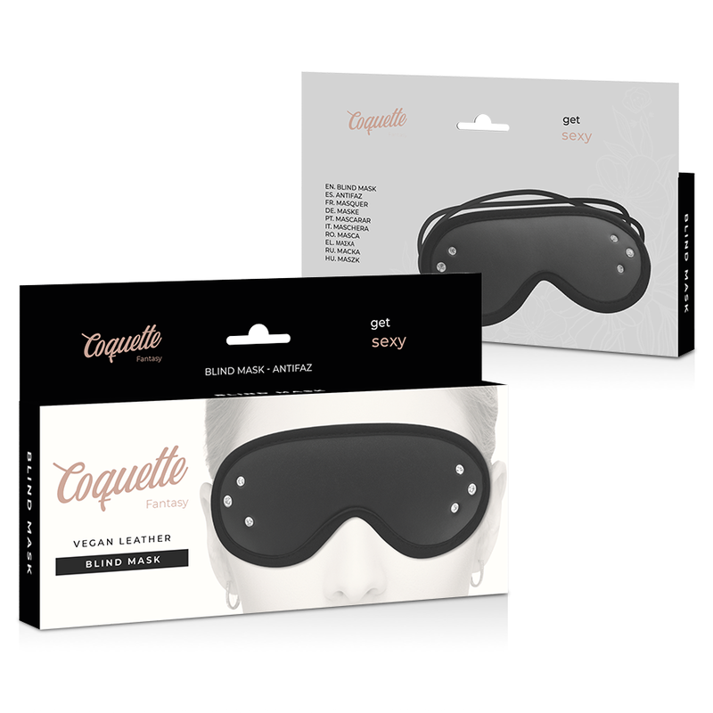 Coquette Fantasy-Maschera cieca di fantasia in pelle vegana — COQUETTE CHIC DESIRE · Accessori lingerie (imaginea 6)