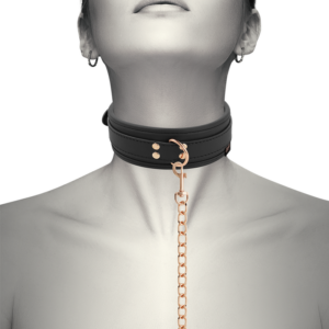 Coquette Fantasy-Coquette Chic Desire Collar Bdsm in Pelle · Accessori BDSM (imaginea 3)