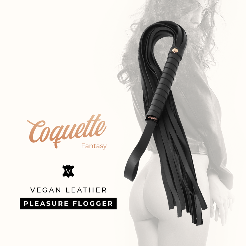 Coquette Fantasy-Fantasy Flogger di Pelle Vegana — COQUETTE CHIC DESIRE · Accessori BDSM (immagine 2)