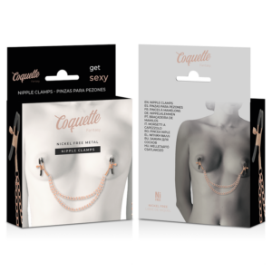 Coquette Fantasy-Morsetti metallici fantasy per capezzoli a catena — COQUETTE CHIC DESIRE · Accessori BDSM (imaginea 6)