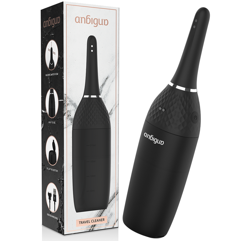 Anbiguo-Doccia Anale Automatica Ultimate, 5 Intensità-Silicone 1 Anbiguo-Doccia Anale Automatica Ultimate, 5 Intensità-Silicone · Giocattoli anali