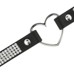 Coquette Accessories-Collana Choker in Pelle Vegana con Cuore — COQUETTE CHIC DESIRE · Accessori BDSM (imaginea 4)