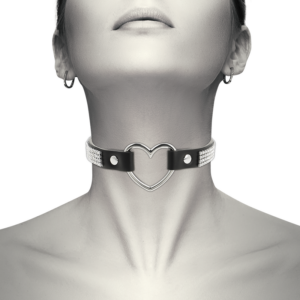 Coquette Accessories-Collana Choker in Pelle Vegana con Cuore — COQUETTE CHIC DESIRE · Accessori BDSM (imaginea 6)