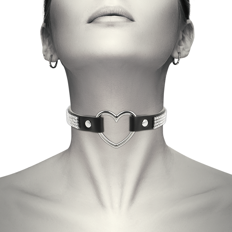 Coquette Accessories-Collana Choker in Pelle Vegana con Cuore — COQUETTE CHIC DESIRE · Accessori BDSM (imaginea 6)