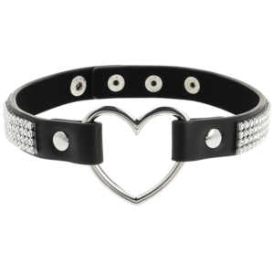 Coquette Accessories-Collana Choker in Pelle Vegana con Cuore — COQUETTE CHIC DESIRE · Accessori BDSM (imaginea 3)