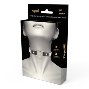 Coquette Accessories-Collana Choker in Pelle Vegana con Cuore — COQUETTE CHIC DESIRE · Accessori BDSM (imaginea 5)
