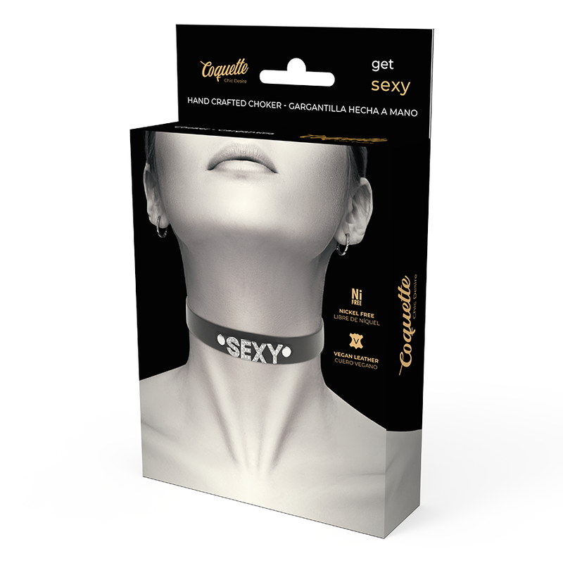 Coquette Accessories-Choker Sexy di Pelle Vegana 3 Coquette Accessories-Choker Sexy di Pelle Vegana — COQUETTE CHIC DESIRE · Bondage & Manette (imaginea 3)