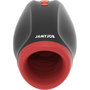 Jamyjob-Novax Masturbatore a Vibrazione e Compressione-Silicone, 10