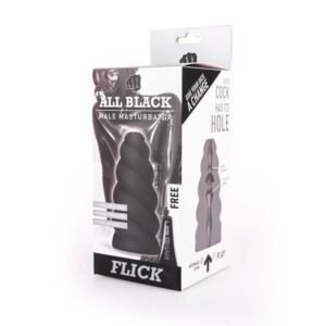 All Black-Masturbatore Flick TPR · Masturbatori (immagine 4)