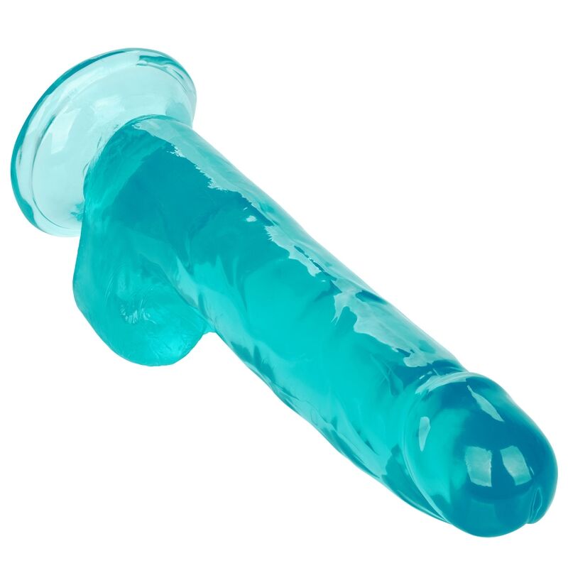 Calexotics-Size Queen Dildo Blu 20,3 cm-TPR, impermeabile · Dildo & Stimolatori (imaginea 5)