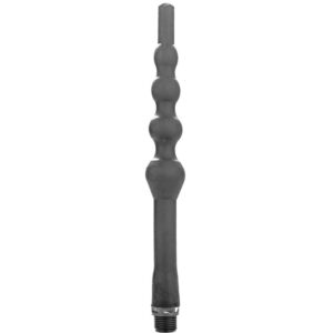 All Black-Doccia anale con perline di silicone 27 cm