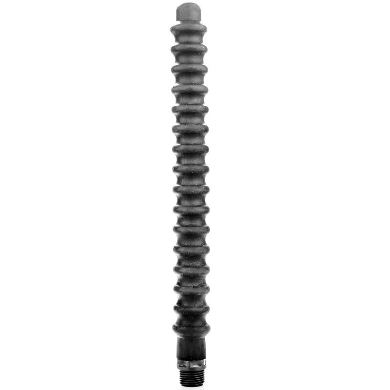 All Black-Mega Ripple Doccia Anale in Silicone 28.5 cm