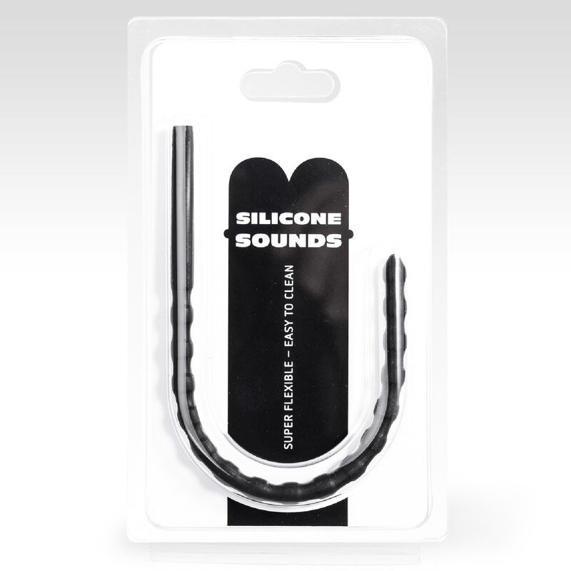 All Black-Sonda Uretrale in Silicone 8/10 mm · Accessori BDSM (immagine 2)