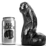 All Black-Dildo Realist Nero 17 cm-Waterproof · Dildo & Stimolatori