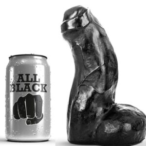 All Black-Dildo Realist Negru 17 cm-Waterproof · Dildo & Stimulatoare