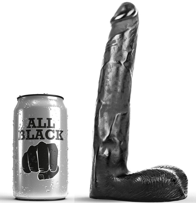 All Black-Dildo Realistico 21 cm