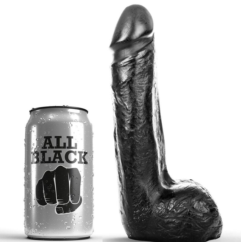 All Black-Dildo Realist Morbido Nero 20 Cm-TPR 1 All Black-Dildo Realist Morbido Nero 20 Cm-TPR · Dildo & Stimolatori