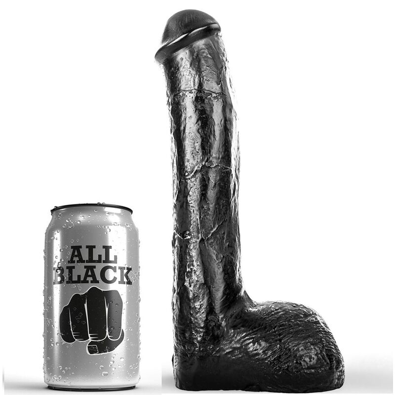 All Black-Dildo Realist Anal 23 cm-PVC 1 All Black-Dildo Realist Anal 23 cm-PVC · Dildo & Stimolatori