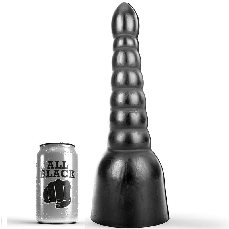 All Black-Dildo 34 cm-PVC · Dildo & Stimolatori