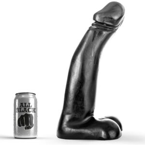 All Black-Dildo Realistic Negru pentru Fisting 29 Cm-Silicon · Dildo & Stimulatoare