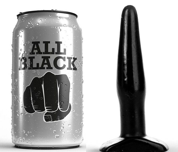 All Black-Presa Nero 11 cm-Silicone 1 All Black-Presa Nero 11 cm-Silicone · Accessori BDSM