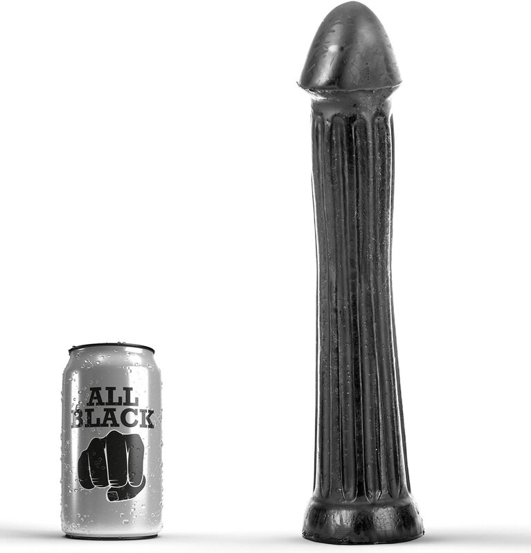 All Black-Plug Dildo 31 cm-Silicone