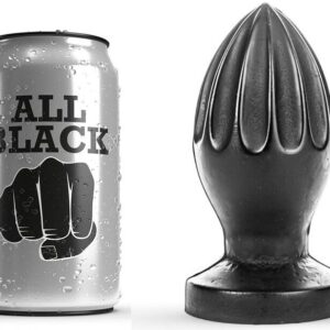 All Black-Plug anale 12 cm-Silicone · Accessori BDSM