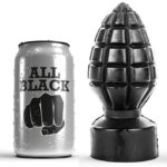 All Black-Plug anale 14 cm-Silicio · Accessori BDSM