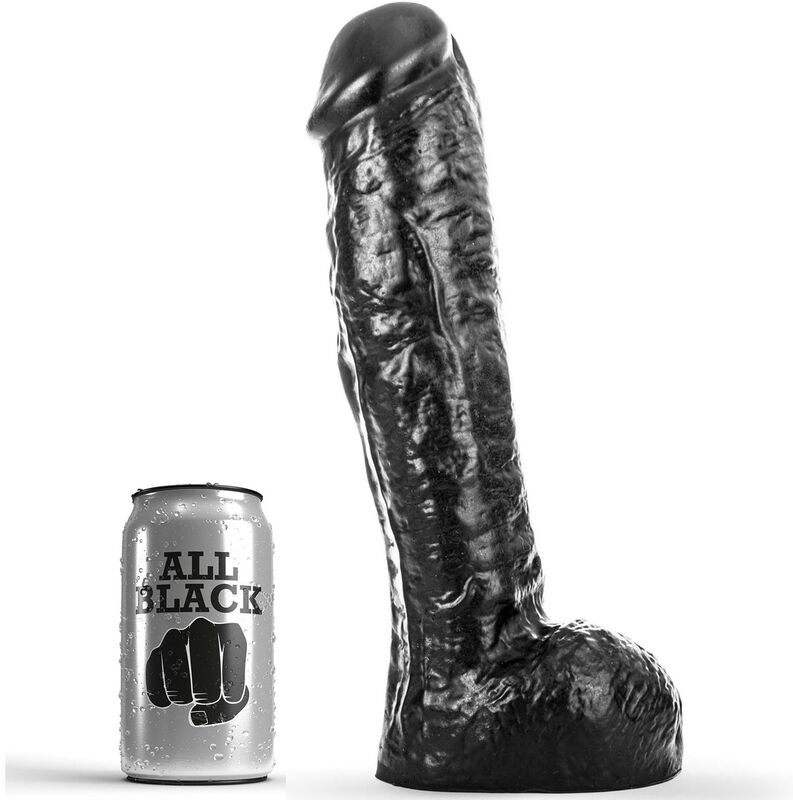 All Black-Dildo 29 cm-Silicone