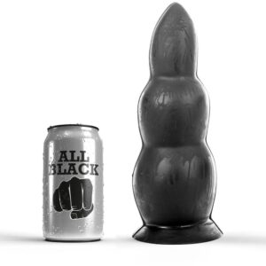 All Black-Anale Plug 23 cm-Silicone