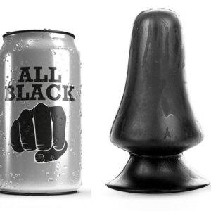All Black-Plug anale 12 Cm-Silicone