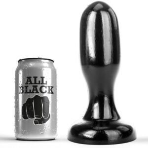All Black-Plug anale 19,5 cm-PVC, impermeabile