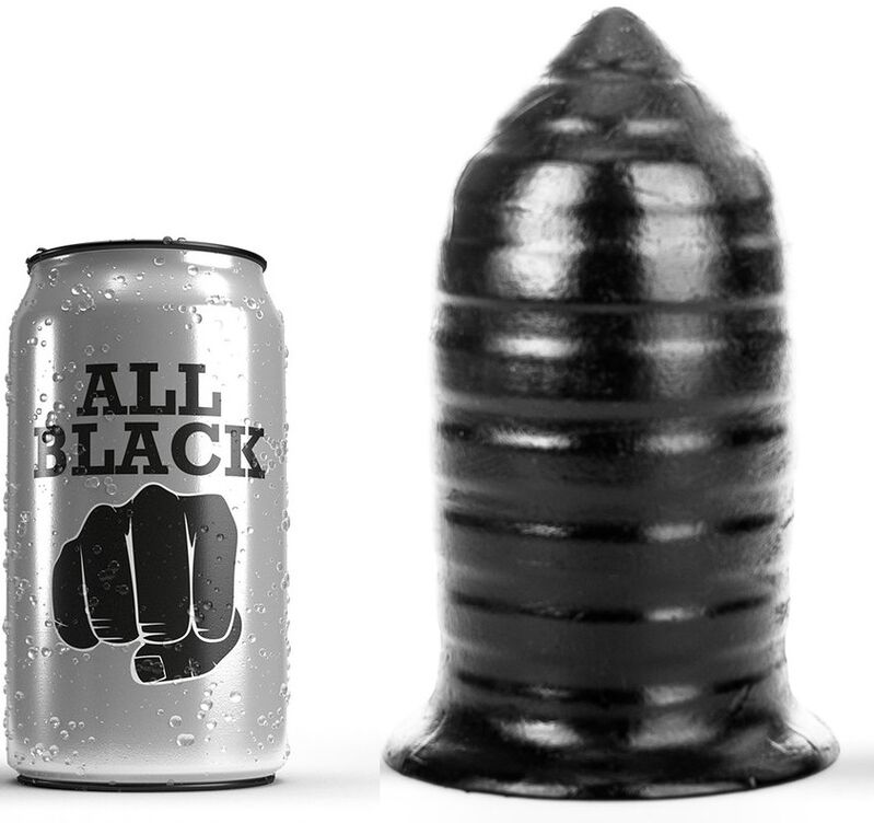 All Black-Anale Plug 16 cm-Waterproof