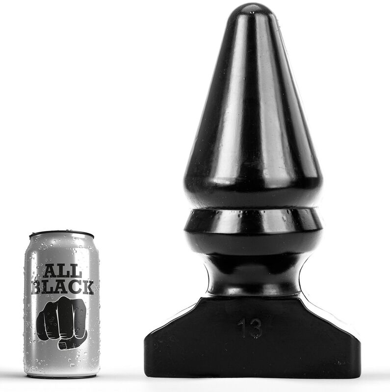 All Black-Plug anale 28,5 cm-PVC, impermeabile · Accessori BDSM