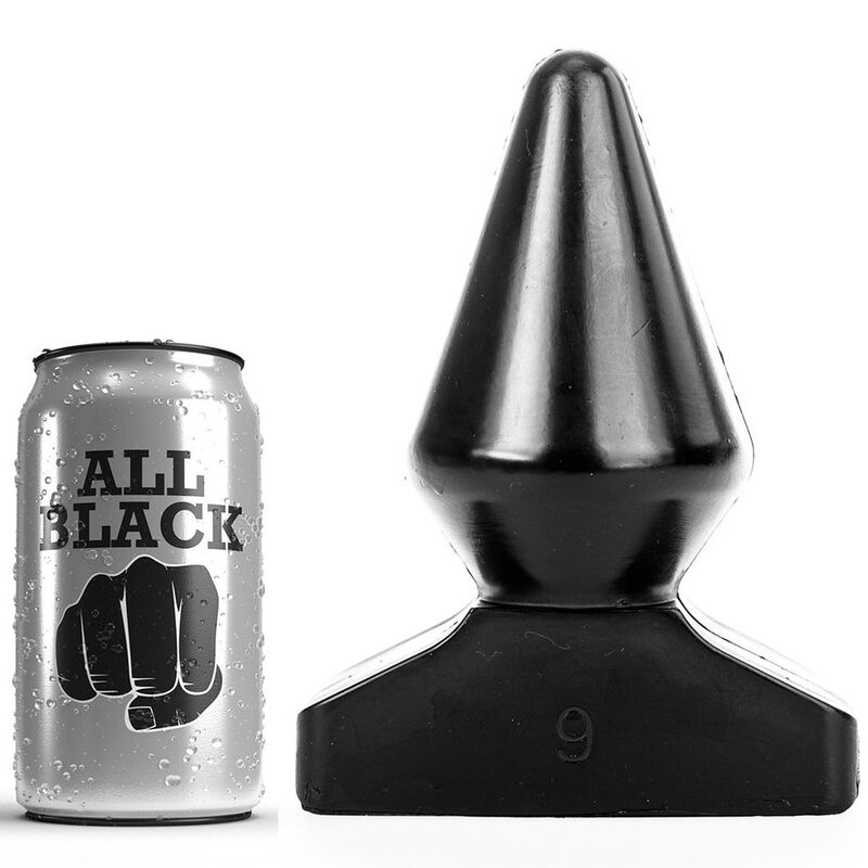 All Black-Plug anale 18,5 cm-Silicone, impermeabile 1 All Black-Plug anale 18,5 cm-Silicone, impermeabile · Accessori BDSM