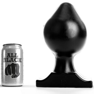 All Black-Plug 22,5 cm 12 Inch-Silicone