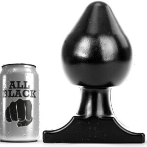 All Black-Plug anale 19 Cm-Silicone · Accessori BDSM