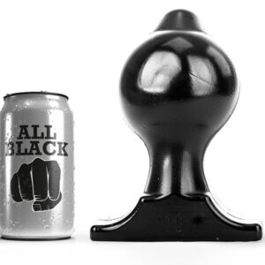 All Black-Plug anale 17,5 cm Diametro 10 cm-Silicone · Accessori BDSM