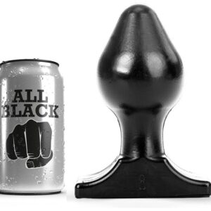 All Black-Plug anale 16x8 cm-Waterproof · Accessori BDSM