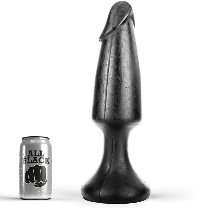 All Black-Plug anale 35 cm-Silicone · Accessori BDSM
