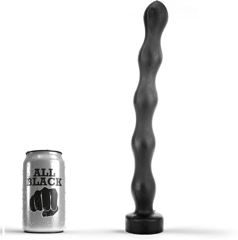All Black-Plug anale Tipo Sfera 32 cm-Silicone