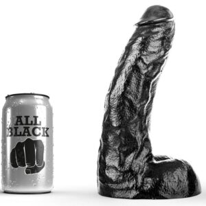 All Black-Dong 25,5 cm-PVC