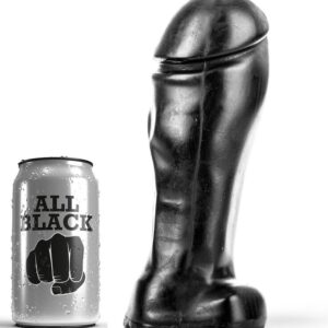 All Black-Dong 22 cm Broad Toe-Silicone