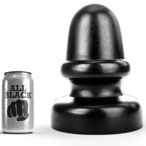 All Black-Plug anale 23 cm-Silicone