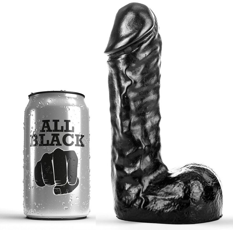 All Black-Dong 19 cm-PVC