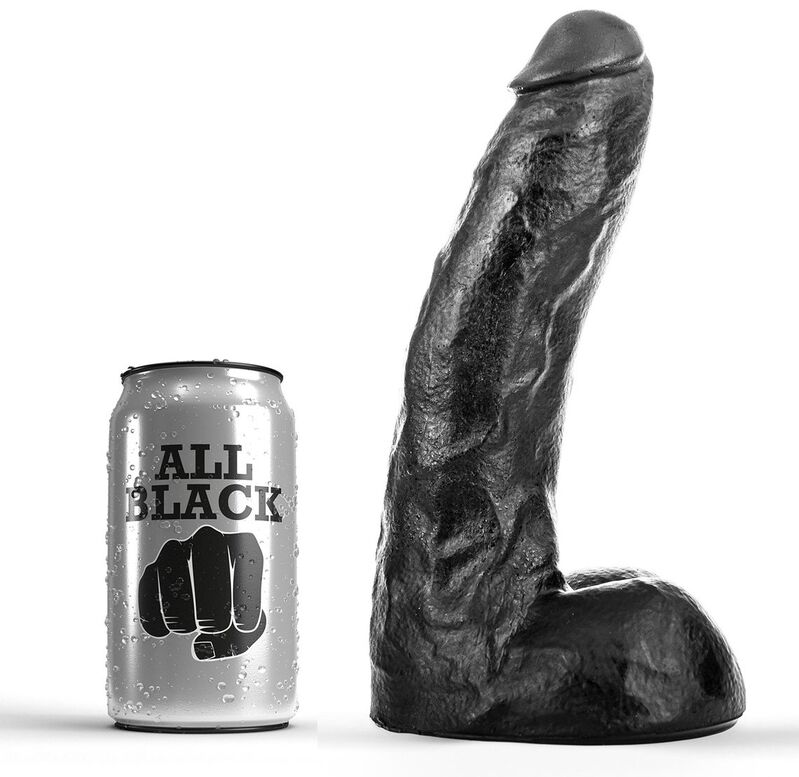 All Black-Dildo 22 cm Dong-Silicone · Dildo & Stimolatori