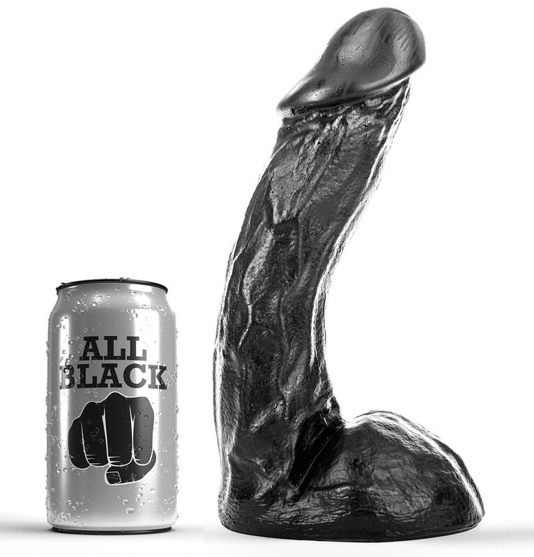 All Black-Dong 23 cm-Silicone · Dildo & Stimolatori